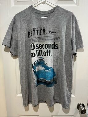 Chevrolet Graphic Tee in Light Gray